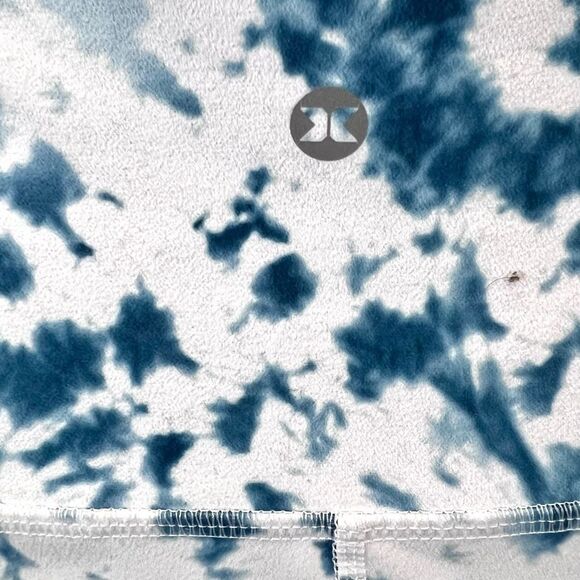 RBX high waist butter soft teal and white tie dye active leggings size large - Picture 8 of 9